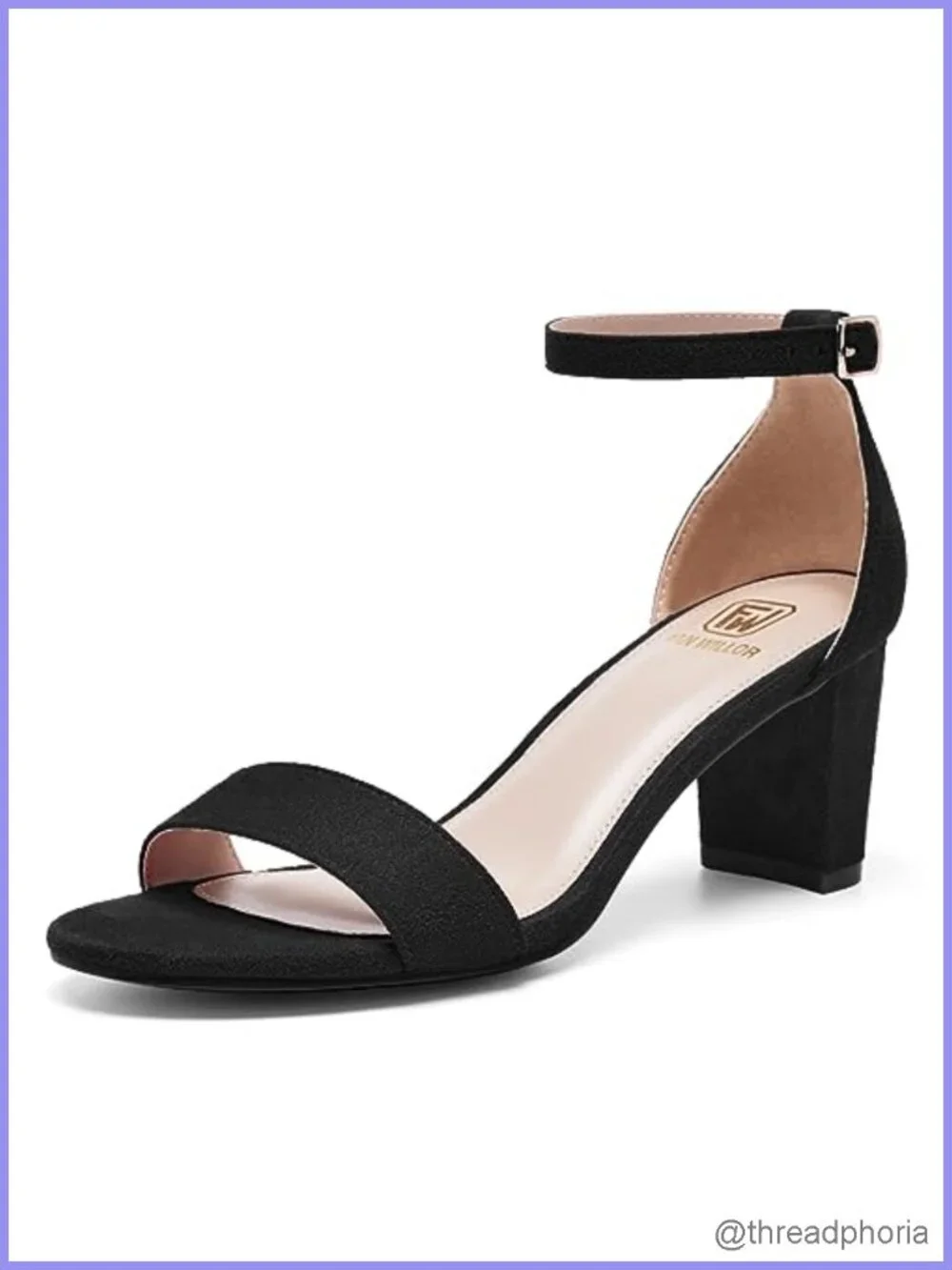 Open Toe Ankle Strap Block Heel Sandals Chunky Heels Party Wedding Dress Shoes